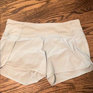 Light Blue lululemon Speed Up Short 4’